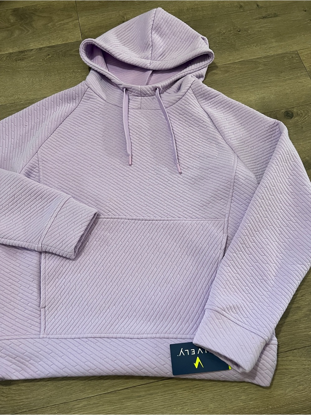 Vively Purple Pullover Hoodie Size Small New